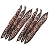 Beavorty 6pcs Leopard Print Hair Rollers Soft Sponge Curlers for