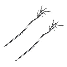 Healeved 2pcs Minimalist Shape Hair Chopsticks Retro Hair Styling Accessories for Women and Teens for Buns Elegant present Choice for Special Occasions