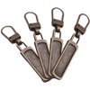 BRIIKPP Pulls Replacement Zipper Pulls Removable Metal Zipper Pulls for