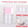 Levemolo 16pcs Travel Containers Detachable Transparent Storage Box with Leakproof
