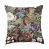 Aesthetic Christmas Pinecone And Winter Leaves With Pinetree Throw Pillow
