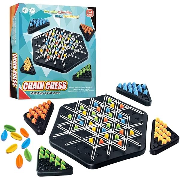Large Size Chain Triangle Chess Game, Triggle Game, Board Game
