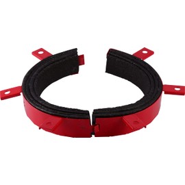 HoldRite HydroFlame 6 Inch Firestop Pipe Collar, PVC, CPVC, FRPP, ABS, PVC/ABS,HF-PC-0600