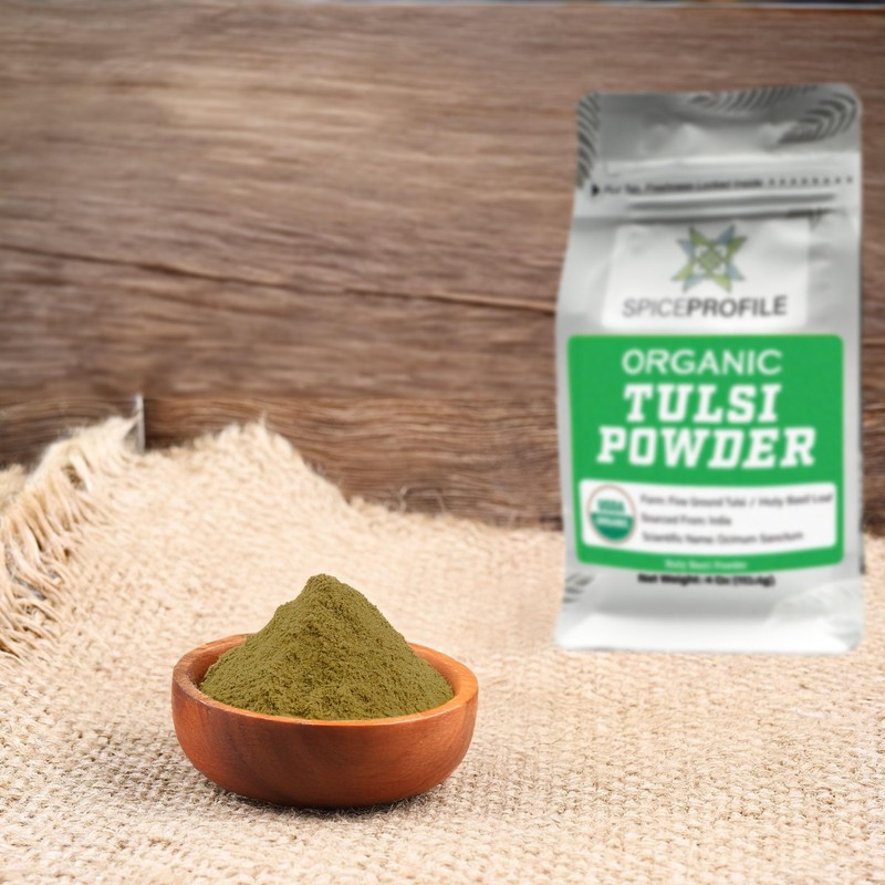 Spice Profile Moringa Leaf Powder + Holy Basil (Tulsi) Powder