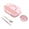 Stainless Steel Insulated Lunch Box 4 Grid Corrosion Prevention Rustproof