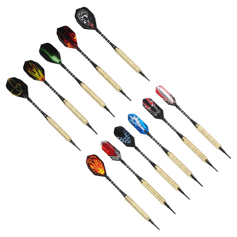 15pcs Soft Tip Darts Professional Plastic Tip Dart Sets Aluminum