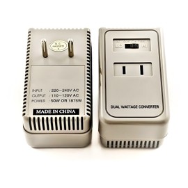 Simran Foreign Travel Converter 50-1875 Watt 220 To 110 Volt 50W-1875W Step Down