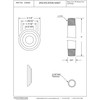 Westbrass D3608A-12 1/2" IPS x 8" Round Ceiling Mount Shower