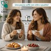 LifeChic Filtro Imbuto per Caffettiera Moka 3 Tazze, Ricambio Universale