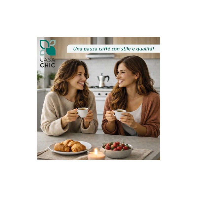 LifeChic Filtro Imbuto per Caffettiera Moka 3 Tazze, Ricambio Universale