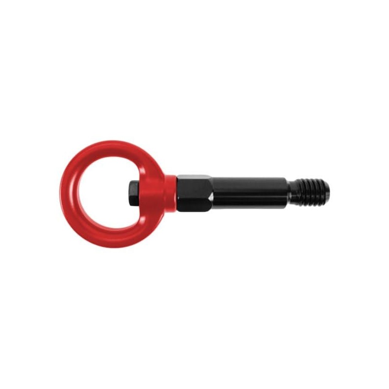 Perrin Performance Aluminum Front Tow Hook Kit Red Compatible with