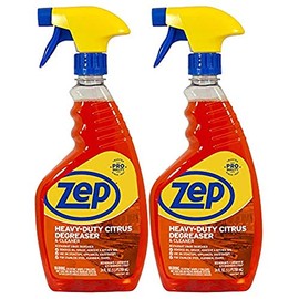 Zep Zep Heavy-Duty Citrus Degreaser and Cleaner - 24 oz (Case of 2) ECZUCIT242 - Restaurant Grade, Removes Oil, Grease, Adhesive, and Kitchen Soil on Stovetops, Appliances