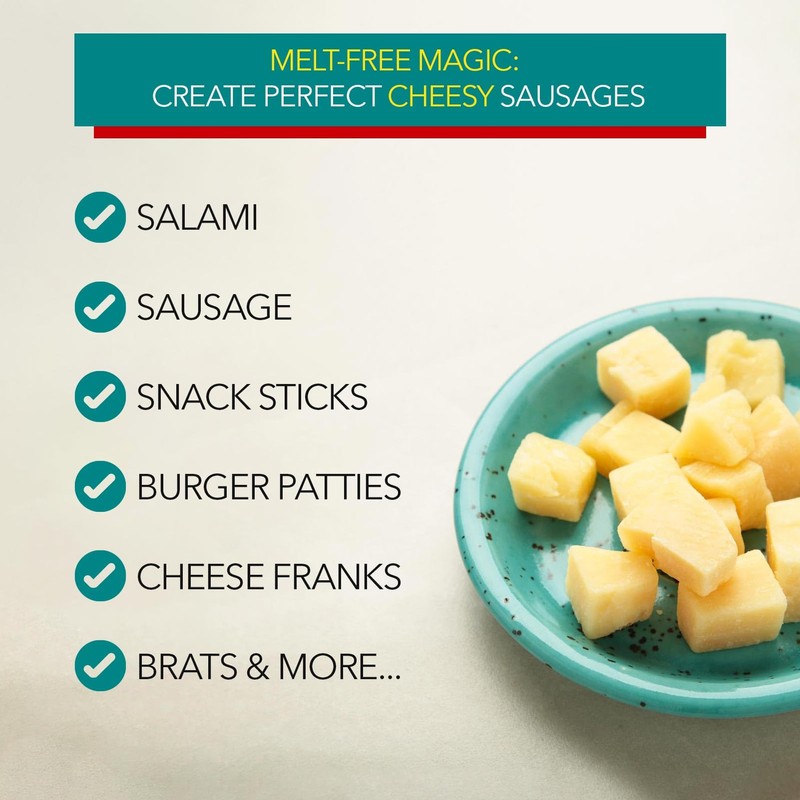The Sausage Maker® High Temp Swiss Cheese 5 Lbs Hi-Temp