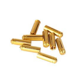 Kamonda 9pieces Aluminum Alloy Darts Flight Savers Dart Wing Tail Protector Steel Soft Tip Darts Accessories Gold