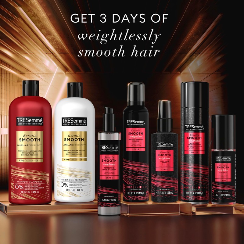 TRESemmé Perfecting Leave-In Lotion Keratin Smooth for Reducing Frizz &