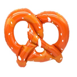 Inflatable "Pretzel" 40 cm – Decoration Bakery Oktoberfest Garden Party Carnival Fancy Dress King Prince Princess Birthday