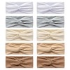Zilotusnte 10 Pcs Wide Absorbent Sport Headbands for Women, Non-slip,
