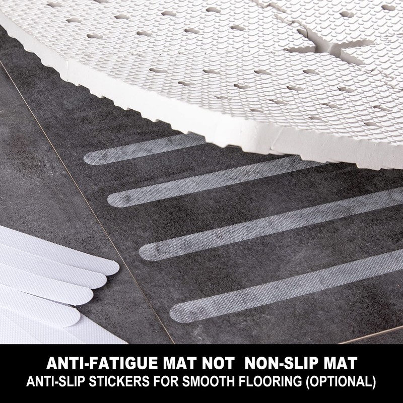 BOWERBIRD Original Anti-Fatigue Shower Stall Mat - Extra Thick and