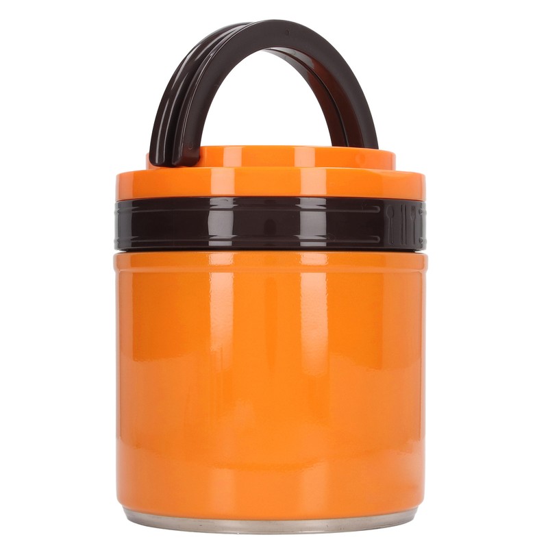 Insulated Food Jar 304 Stainless Steel Japanese Style Round Shape