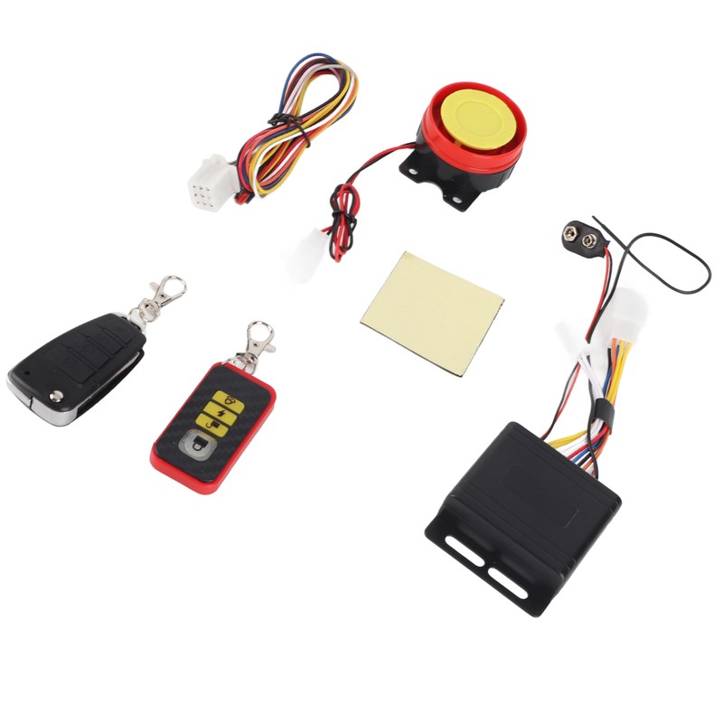 12V Motorcycle Anti Theft Security Alarm System Remote Control Universal
