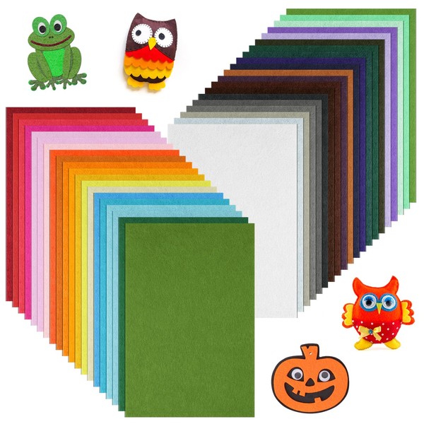 Ainiv Felt 40 Colours Craft Felt, Felt for Crafts, 30
