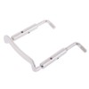 4/4, 3/4 Size Violin Chinrest Chin Rest Clamp Screw Silver