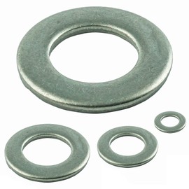 M8 Washers 8.4 mm Stainless Steel VA A2 V2A Pack of 50 Washers DIN 125 ISO 7089 AGBERG