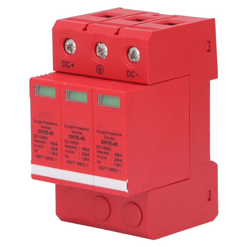 Orange Red Combiner Box Surge Protection Device Distribution Box Voltage
