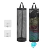 ZPLASK 2 Pcs Plastic Bag Holder, Carrier Bag Storage with