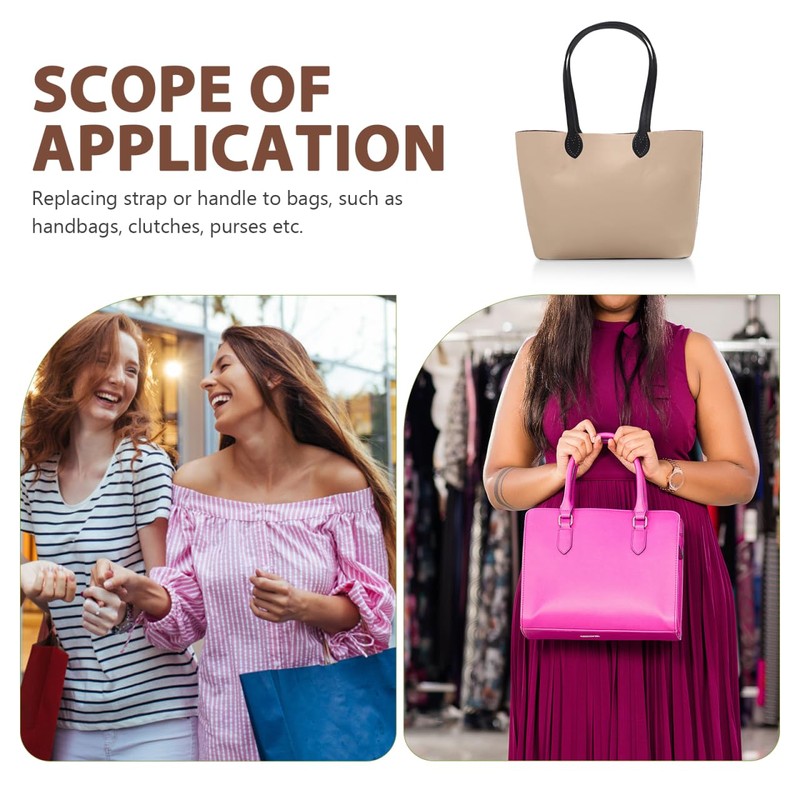 Healifty Black Satchel Purse Brown Purse Brown Wallet 2pcs Leather