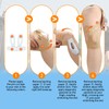 Precut Kinesiology Tape for Knees,24 Ct,20% Stronger Adhesive,Beige