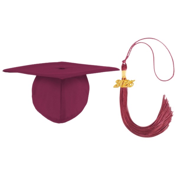 GRADFTY Graduation Cap with Tassel,Unisex Adult Matte Cap for Graduation,Graduation