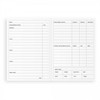 Sports, Fitness & Diet Notebook - Hardback A5 (Bright Orange)