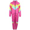Foxxeo 80s Costume for Adults Premium 80s Tracksuit Assi –