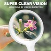 30X Charge Magnifying Glass with Light, NUEYiO 4.33Inch Large Handheld