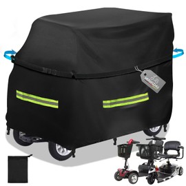 Heavy Duty Mobility Scooter Cover - XL Size, 420D Oxford Cloth, Sun & Water Protection, Dustproof