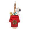 Peanuts Snoopy and Woodstock Sitting on Doghouse Holiday Night Light