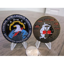CIA Information Operations Center IOC Cyber Security Spy vs Spy Challenge Coin