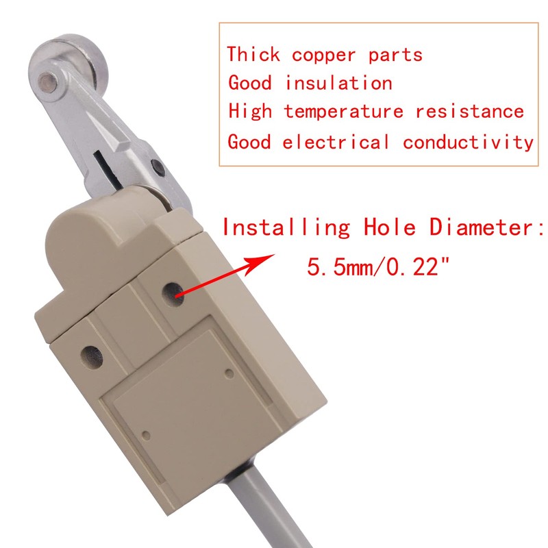 TWTADE TZ-3104 Limit Switch Momentary Roller Lever Plunger NC-NO IP67