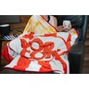 Movie Popcorn Box Large Fleece Throw Blanket | Decorative Throw