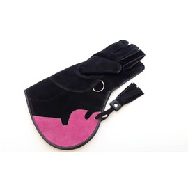 starlingukpk Quality Soft Suede Leather Falconry Gloves. (Small)
