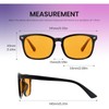 [2025]Orange Lens Computer Blue Light Glasses for Men&Women,Blocking Gaming Glasses,Daily
