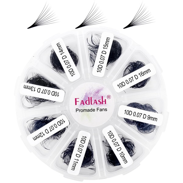 FADLASH Premade Fans Eyelash Extensions 1000pcs Premade Lash Fans Volume