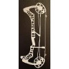 Mathews V3x Bow Decal 8”x 3” Vinyl Decal Sticker - White/Other Colors