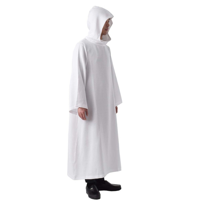 BLESSUME Priest Clergy Alb Pleats Front Wrap Alb Vestments with