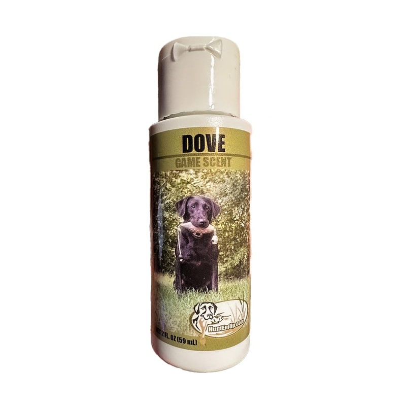 HuntEmUp Ultimate Dove Dog Training Scent - with 3" Orange