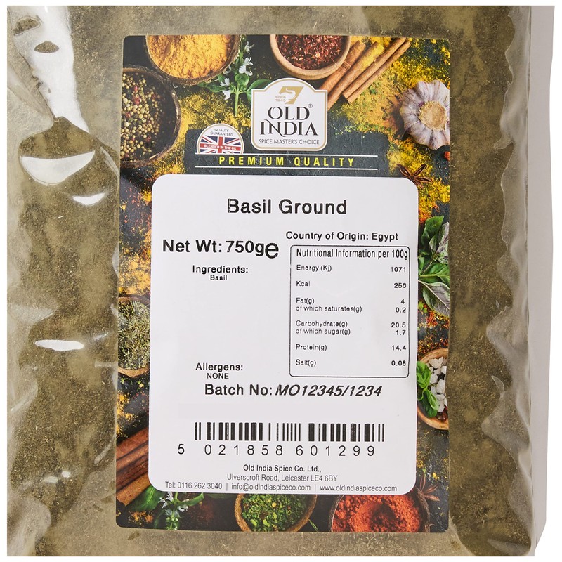 Old India Basil Ground 750g