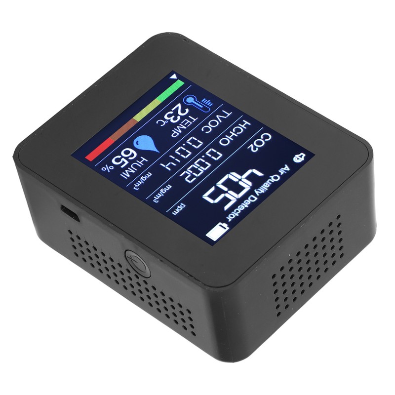 5 in 1 Air Quality Detector Portable Indoor Tester CO2
