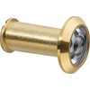 ABUS 2203 Gold Door Viewer with Privacy Screen, Wide Angle