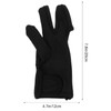 SAFIGLE 3pcs Thermal Insulation Gloves for Men Heat Resistant Hair